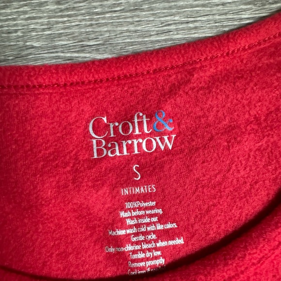 Croft & Barrow fleece pajamas women’s - Picture 3 of 3